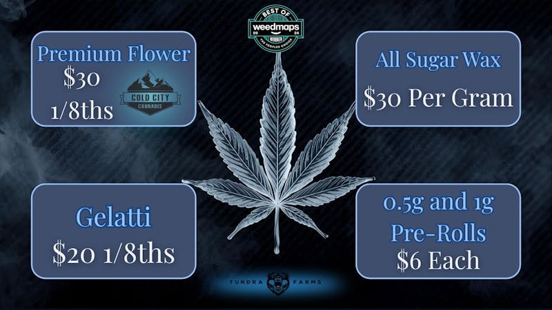 Cold City Cannabis - Anchorage All Pre-Rolls $6 Each!! - 100mg Gummies $25 Each!