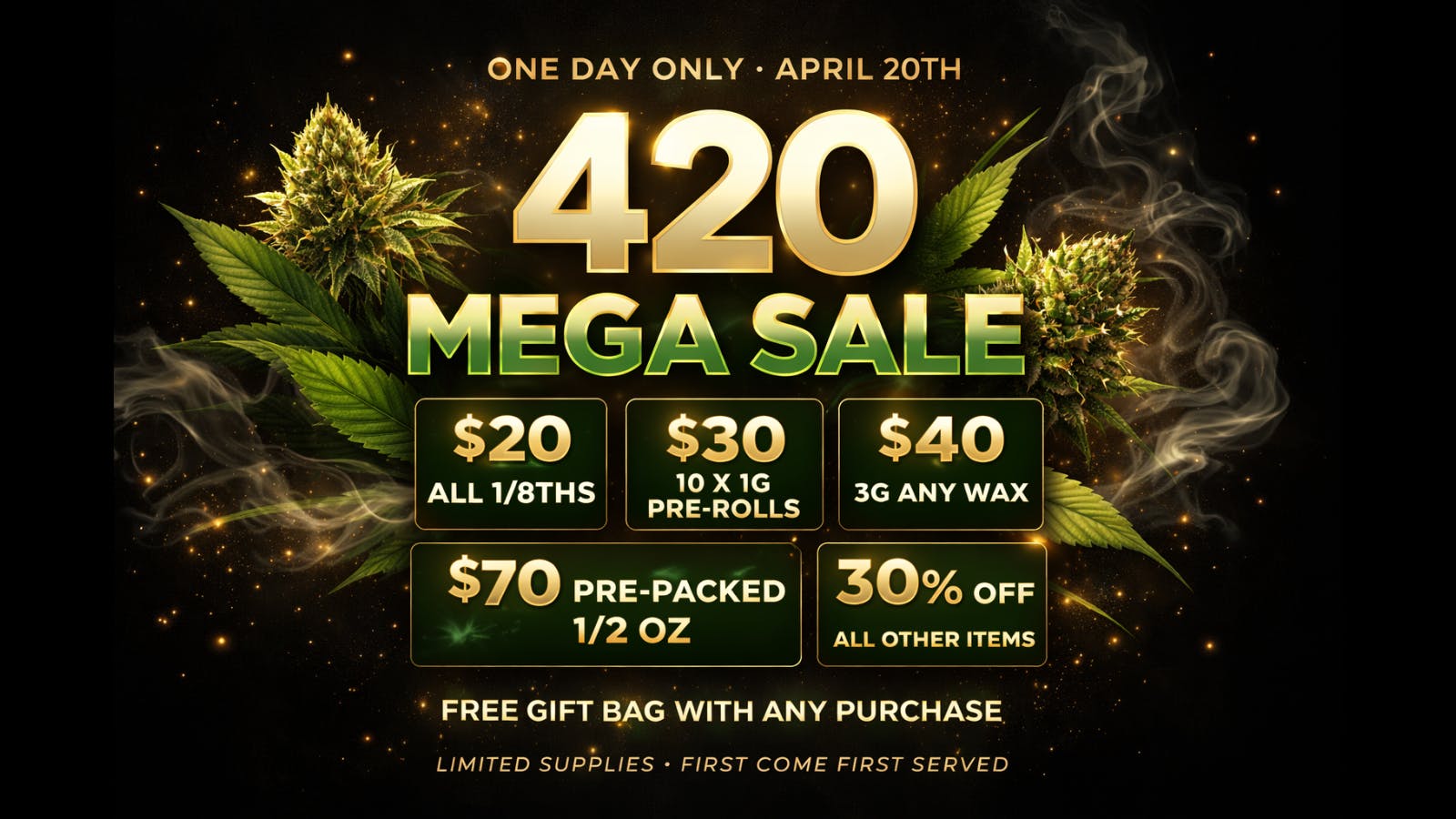 Cold City Cannabis - Anchorage 420 Exclusive Event Only @ Cold City!!!