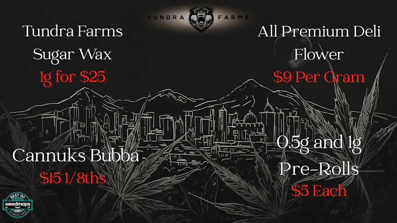 Cold City Cannabis - Anchorage Sugar Wax $25 Per Gram! Cannuks Bubba $15 1/8ths!