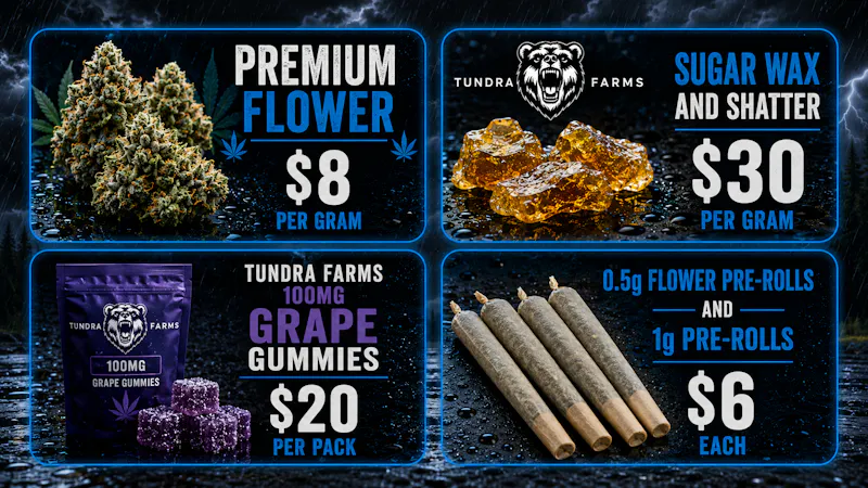 Cold City Cannabis - Anchorage Grape Gummies $20 Each - Cannuks Bubba $20 1/8ths!
