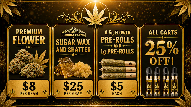 Cold City Cannabis - Anchorage Sugar Wax $25 Each! - Kush Mintz $20 1/8ths!!