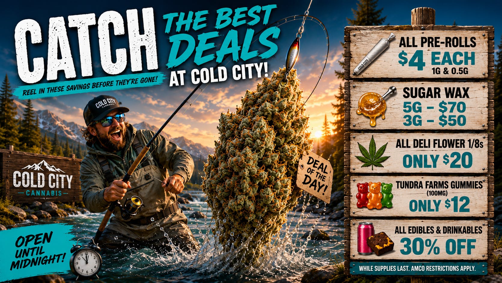 Cold City Cannabis - Anchorage CATCH THE BEST DEALS AT COLD CITY!