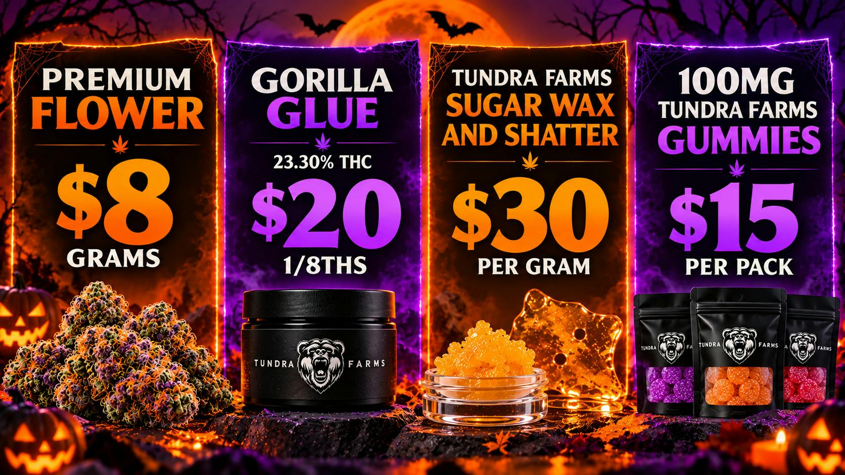 Cold City Cannabis - Anchorage 100mg Gummies $15 Each! Gorilla Glue $20 1/8ths