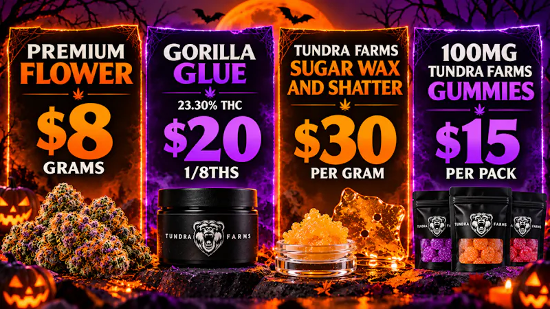 Cold City Cannabis - Anchorage 100mg Gummies $15 Each! Gorilla Glue $20 1/8ths