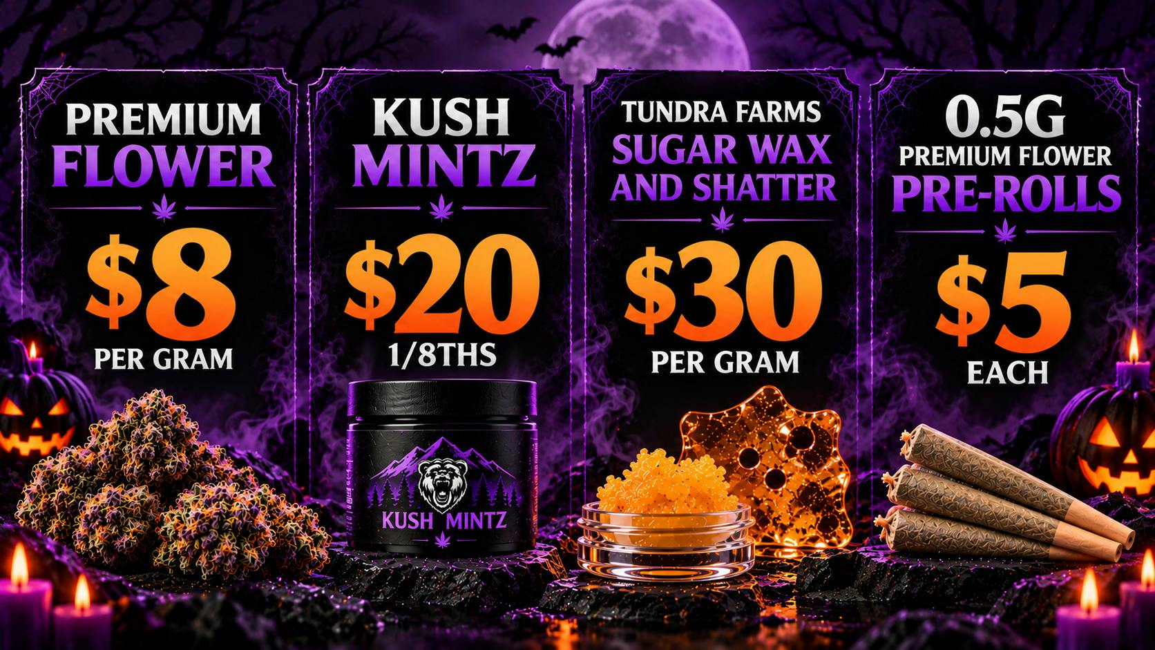 Cold City Cannabis - Anchorage Sugar Wax $30 Each! - Kush Mintz $20 1/8ths!!