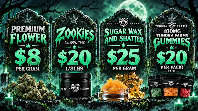 Cold City Cannabis - Anchorage Zookies $20 1/8ths!! - 100mg Gummies $20 Each!