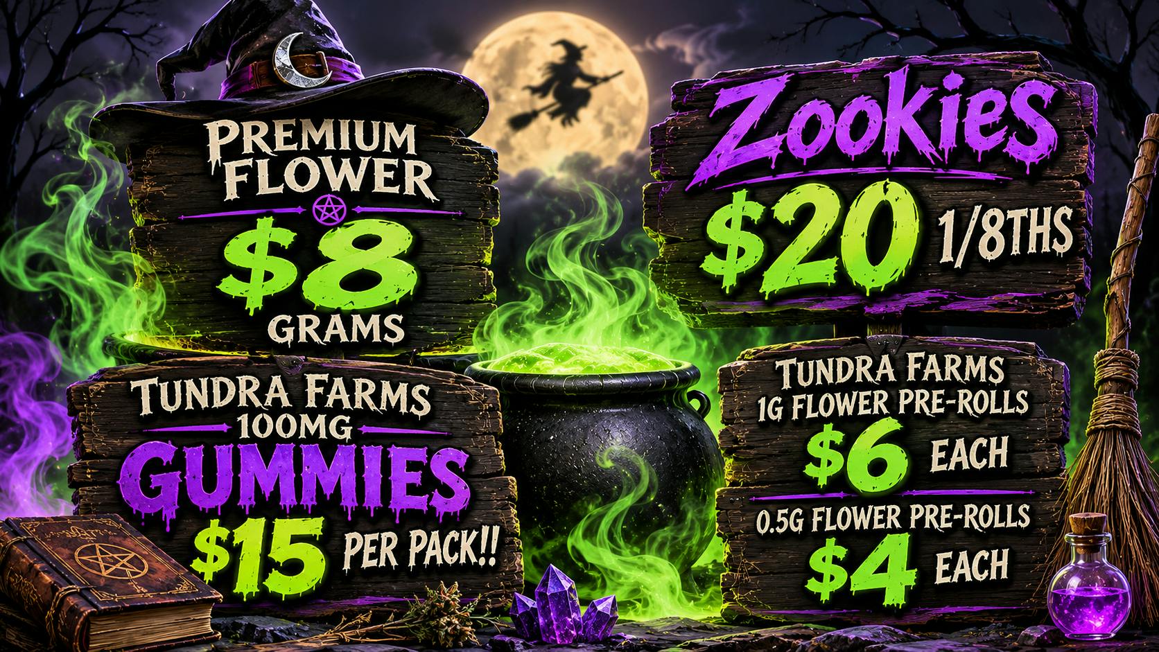 Cold City Cannabis - Anchorage 100mg Gummies $15 Each! - Zookies $20 1/8ths!
