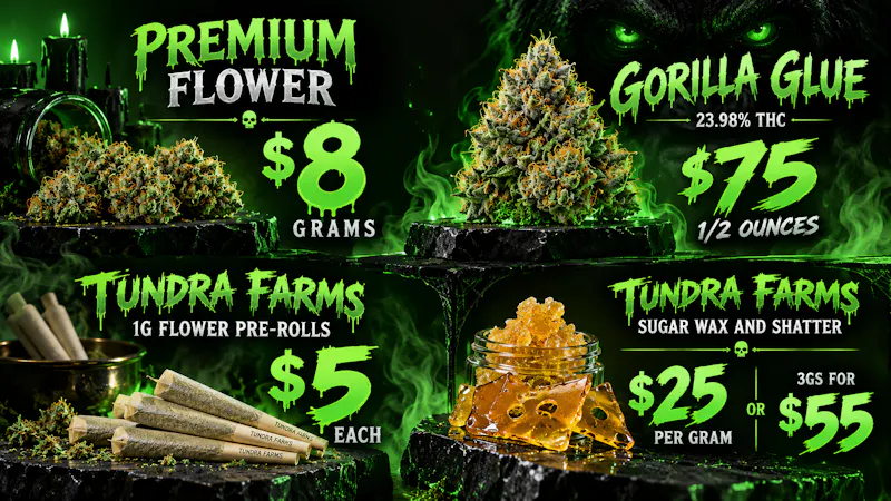 Cold City Cannabis - Anchorage Pre-Rolls $5 Each!! - 3gs Sugar for $55!!