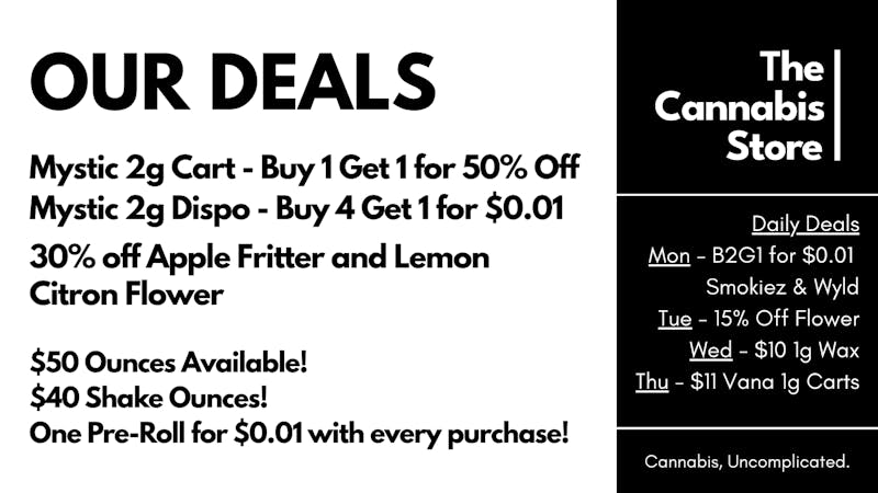 The Cannabis Store Don't Miss These Deals!
