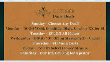 Vana Society - Clovis October Daily Deals Are Here!