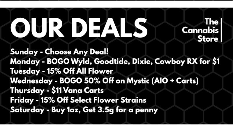 The Cannabis Store Check Out Our October Deals!