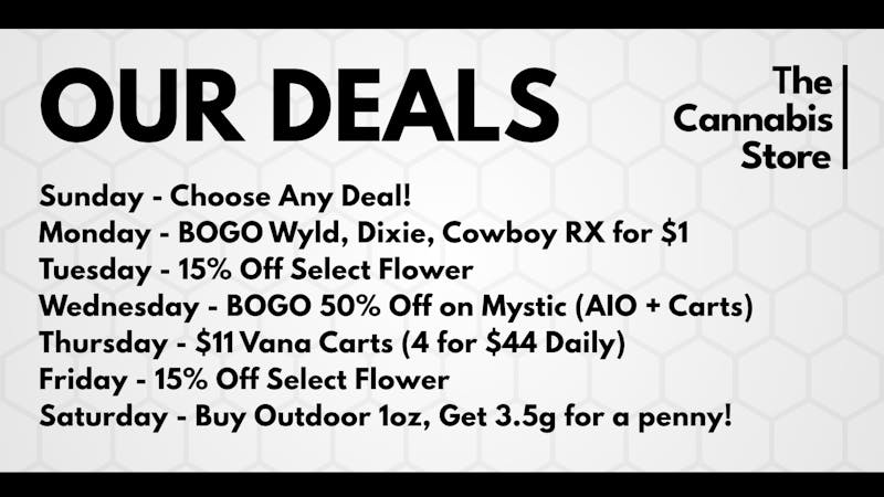 The Cannabis Store November Deals Are Here!