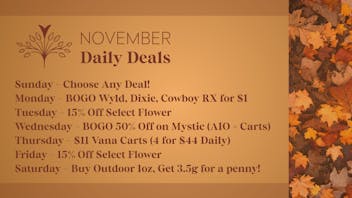 Vana Society - Clovis November Daily Deals!