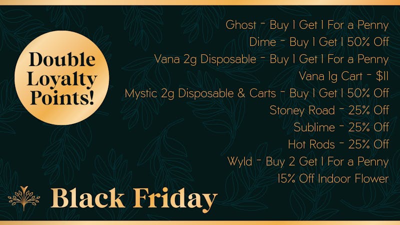 Vana Society - Clovis Black Friday Starts Now!