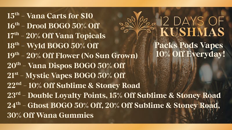 Vana Society - Clovis 12 Days of Kushmas!