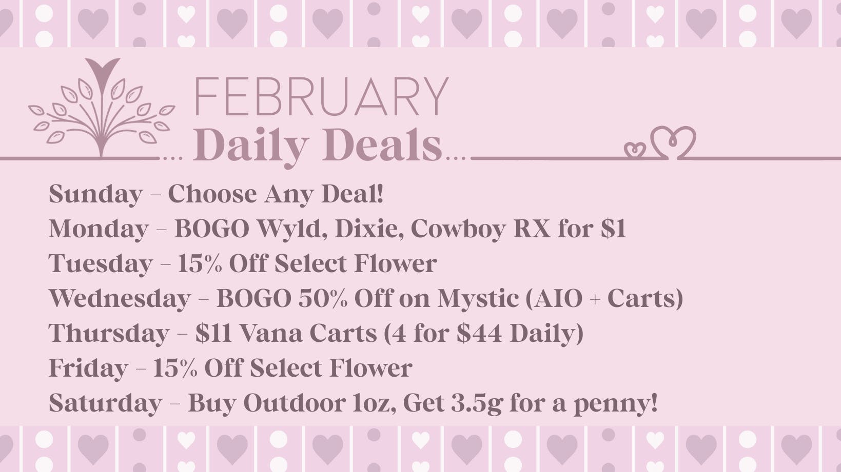 Vana Society - Clovis February Daily Deals!