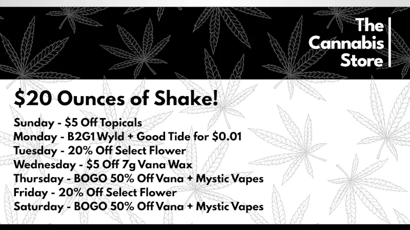 The Cannabis Store May Deals Are Here!
