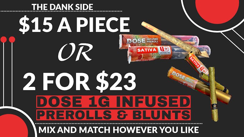 The Dank Side Dose Infused 2 for $23