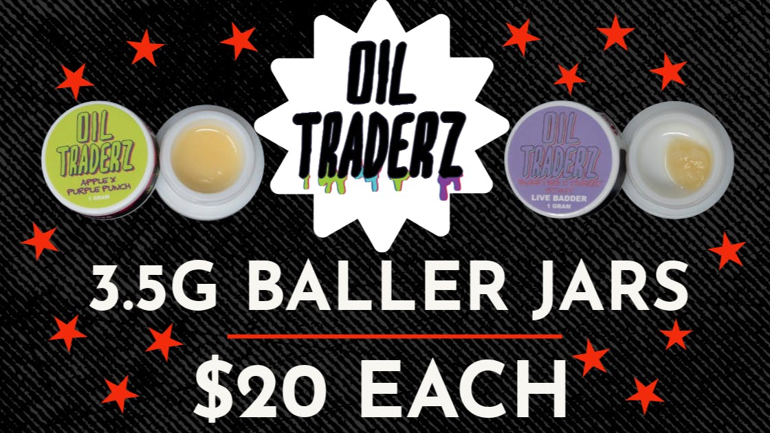 The Dank Side Oil Traderz $20 Baller Jar