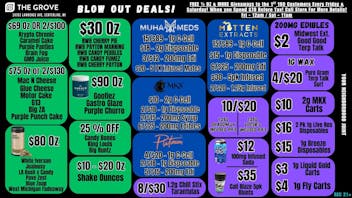 The Grove FREE 1/2 Oz & More Every Fri & Sat! Blow out Deals