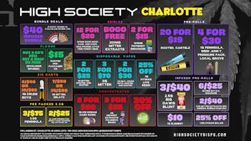 High Society Charlotte Weekly Deals!!!!