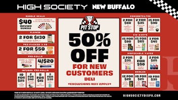 High Society WEEKLY DEALS!!!