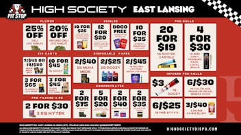 High Society East Lansing - NOW OPEN Weekly Deals!!!!