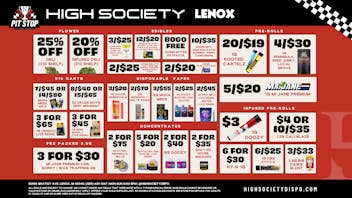 High Society Lenox - NOW OPEN Weekly Deals!!!!!!