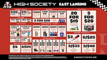 High Society East Lansing - NOW OPEN Weekly Deals!!!!