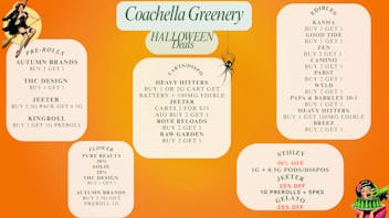 Coachella Greenery October Deals 🍂