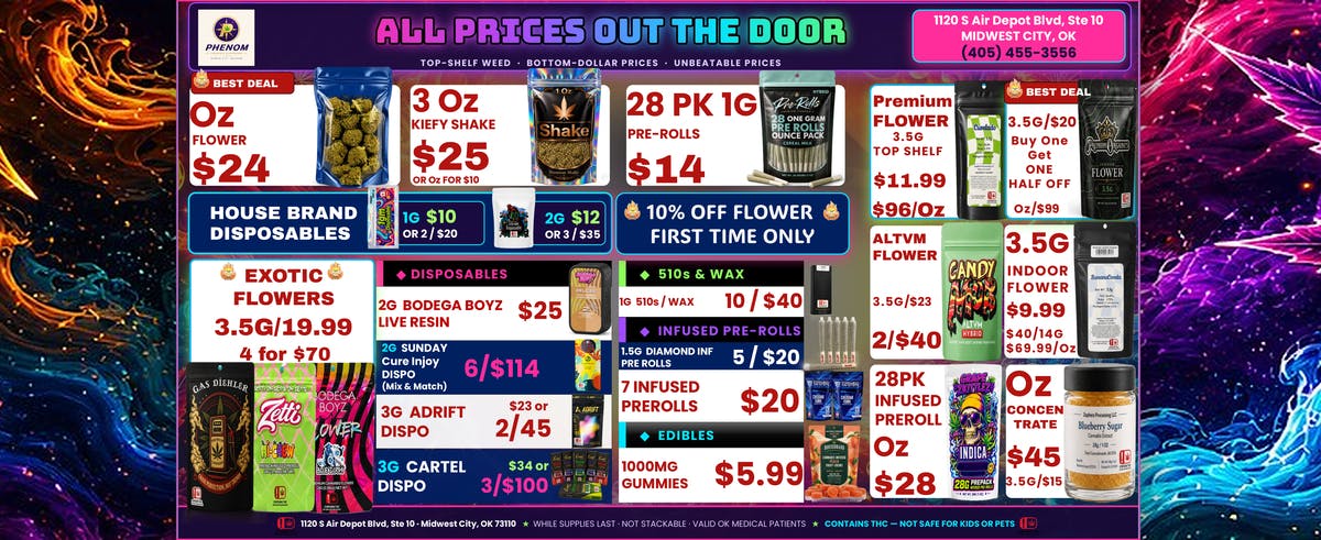 Phenom Cannabis Co BEST DEAL IN TOWN 🔥🔥🔥