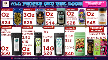 Phenom Cannabis Co 3OZ SHAKE $25(OTD), 1OZ BUD $24(OTD)