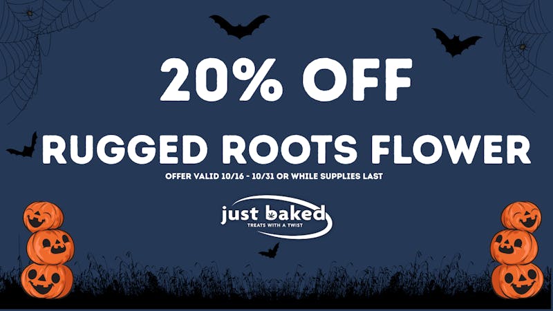 Just Baked 20% Off Rugged Roots Flower