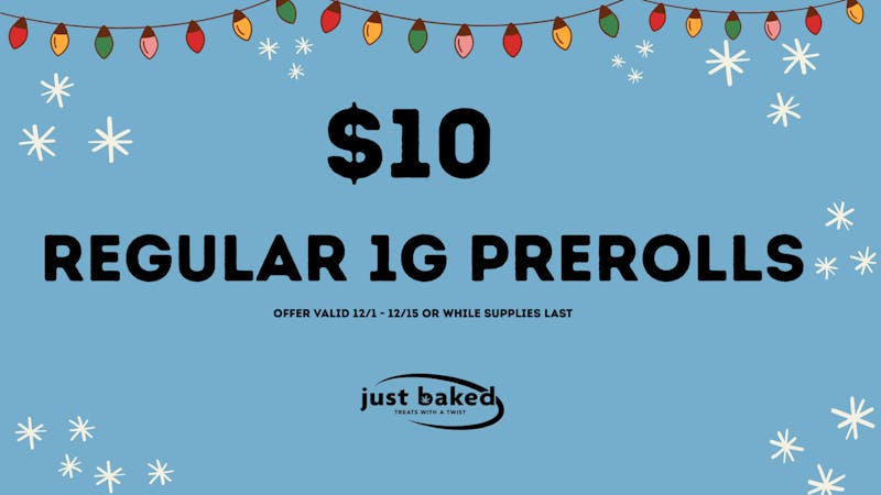 Just Baked $10 1g Regular Prerolls