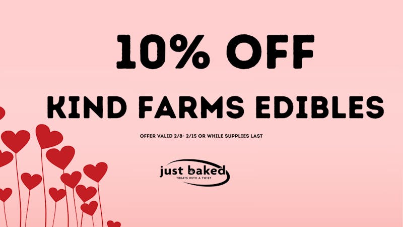 Just Baked 10% Off Kind Farms Edibles
