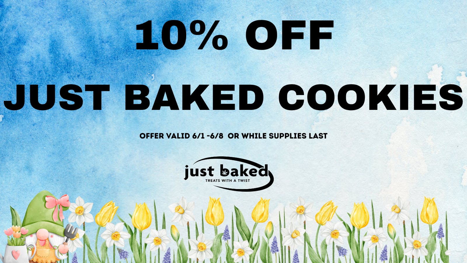 Just Baked 10% Off Just Baked Chocolate Chunk Mini Cookies