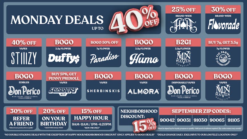 Nela Rd | Highland Park CRAZY MONDAY DEALS!!
