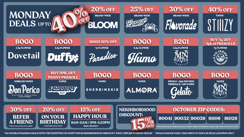 Nela Rd | Highland Park CRAZY MONDAY DEALS!!