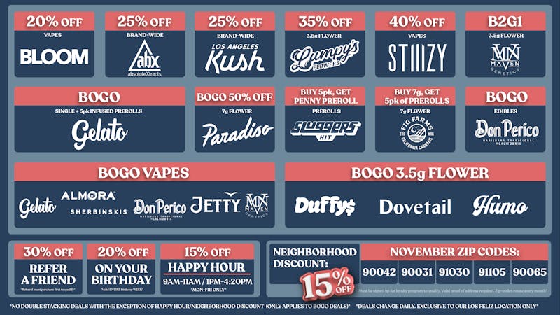 Nela Rd | Highland Park CRAZY TUESDAY DEALS!!!