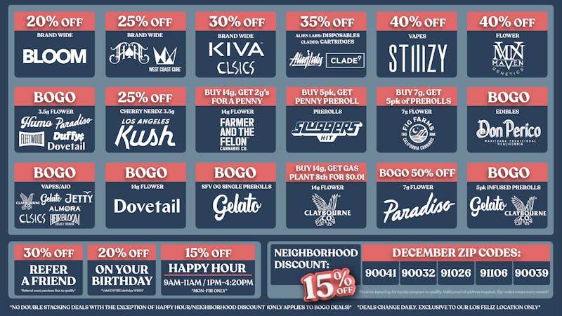 Nela Rd | Highland Park CRAZY WEDNESDAY DEALS!!!