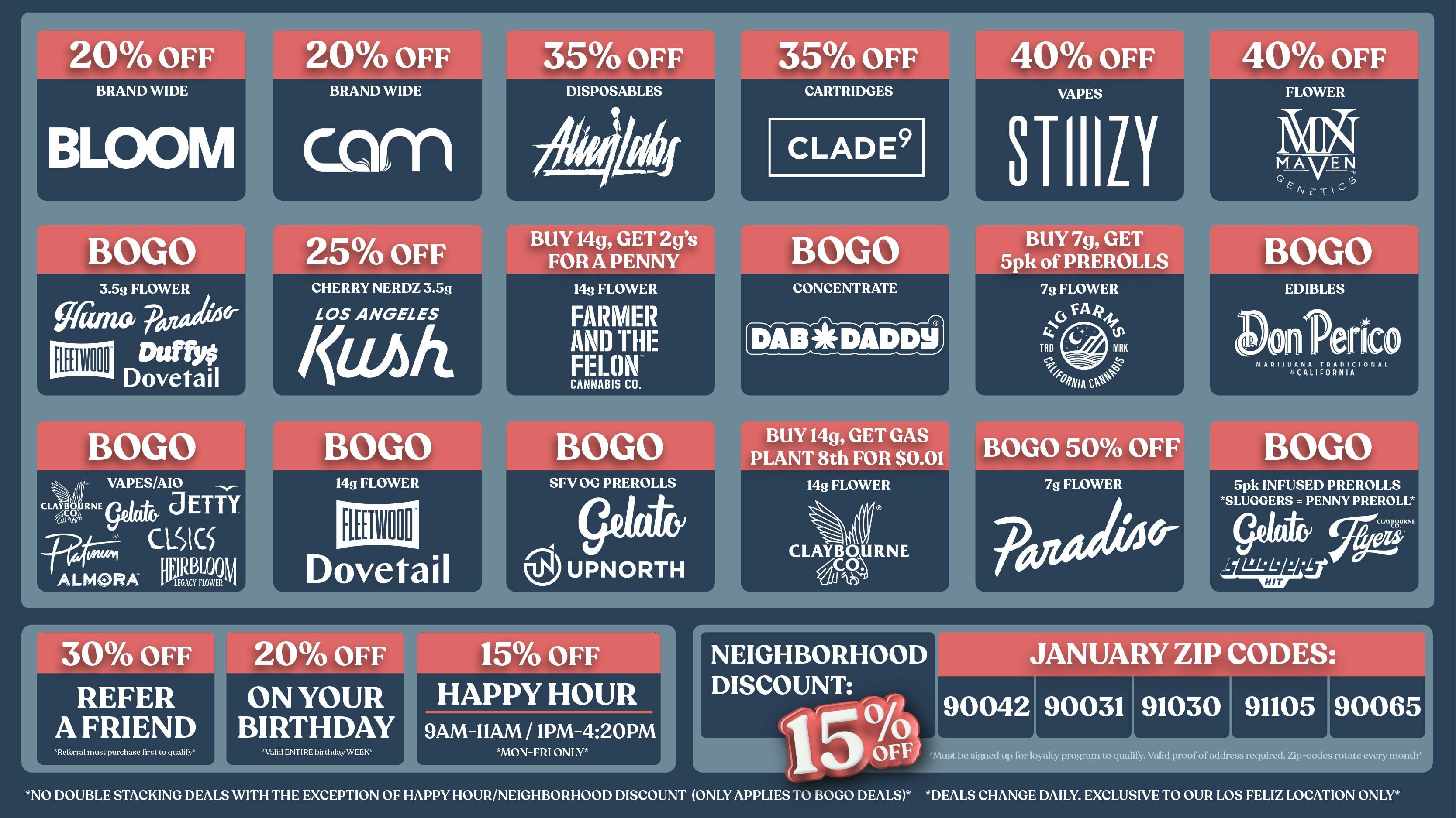 Nela Rd | Highland Park CRAZY TUESDAY DEALS!!!