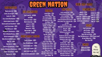 Green Nation #1 👻Only Zip 28pcks 3/$70👻