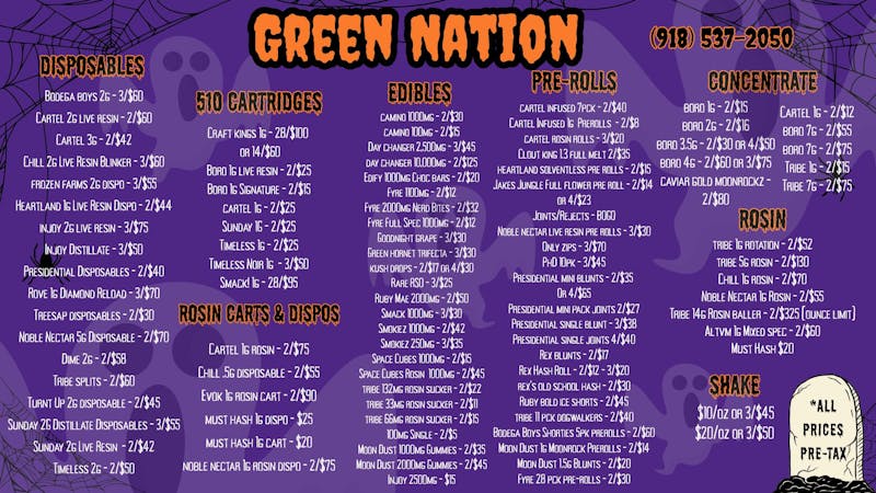 Green Nation #1 👻Only Zip 28pcks 3/$70👻