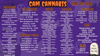CAM Cannabis 👻CHILL 2g Live Resin Blinker 3/$60👻
