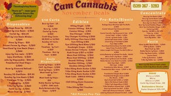 CAM Cannabis 🍁3g Cartel Disposable $24.50🍁