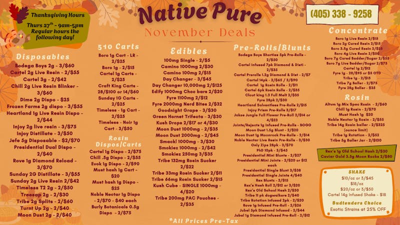 Native Pure 🍁2G MOON DUST DISPOSABLE 2/$40🍁