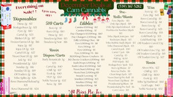 CAM Cannabis 🎄UP TO 40% OFF STORE WIDE🎄