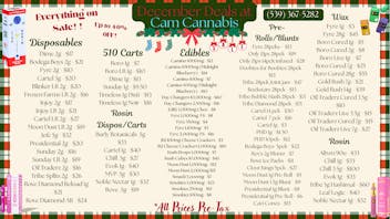 CAM Cannabis 🎄UP TO 40% OFF STORE WIDE🎄