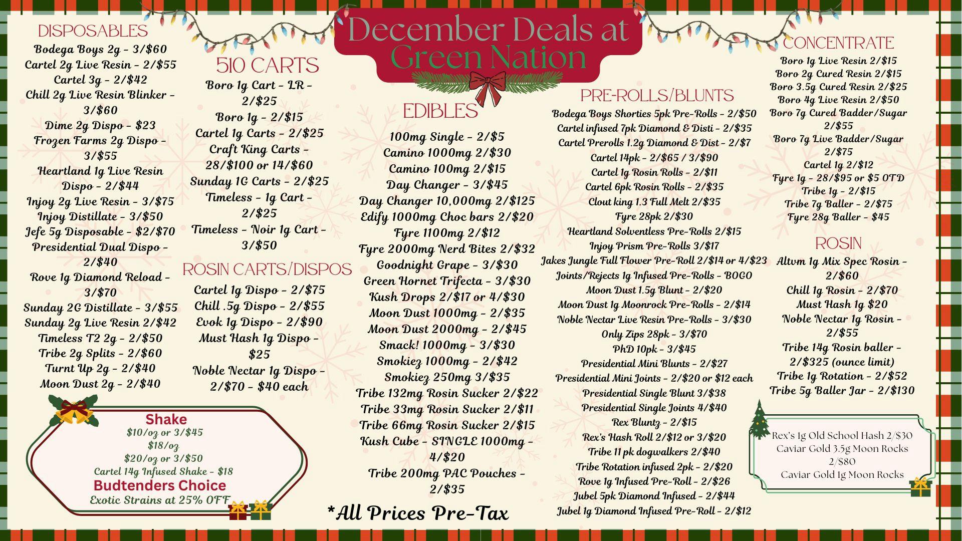 Green Nation #1 🎄Fyre 28g Baller Jar $45🎄