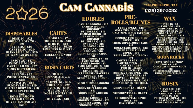CAM Cannabis 💥💥💥UP TO 40% OFF THE ENTIRE STORE💥💥💥